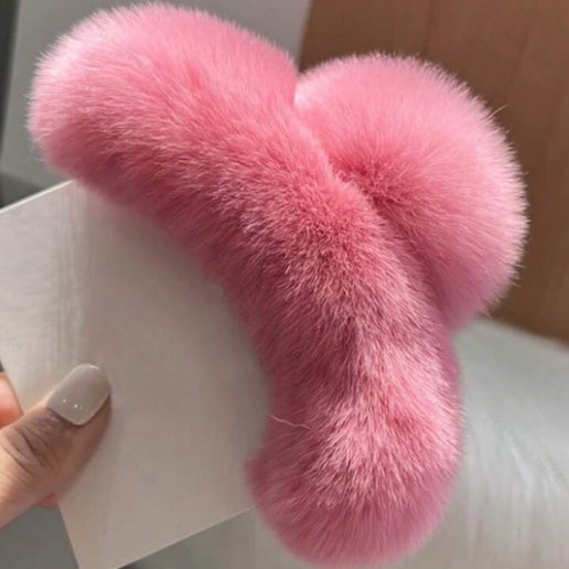 Fluffy Claw Clip